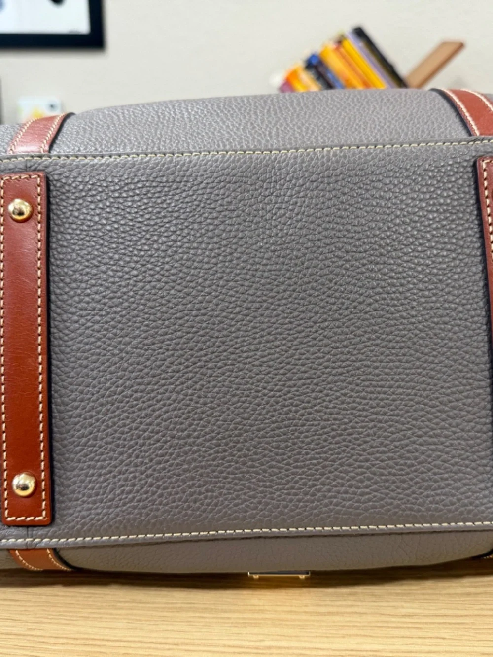 Dooney & Bourke Pebble Leather Smith Shoulder Bag